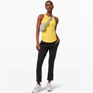 Lululemon Full Day Ahead Tank Yellow Sz 6 Like New